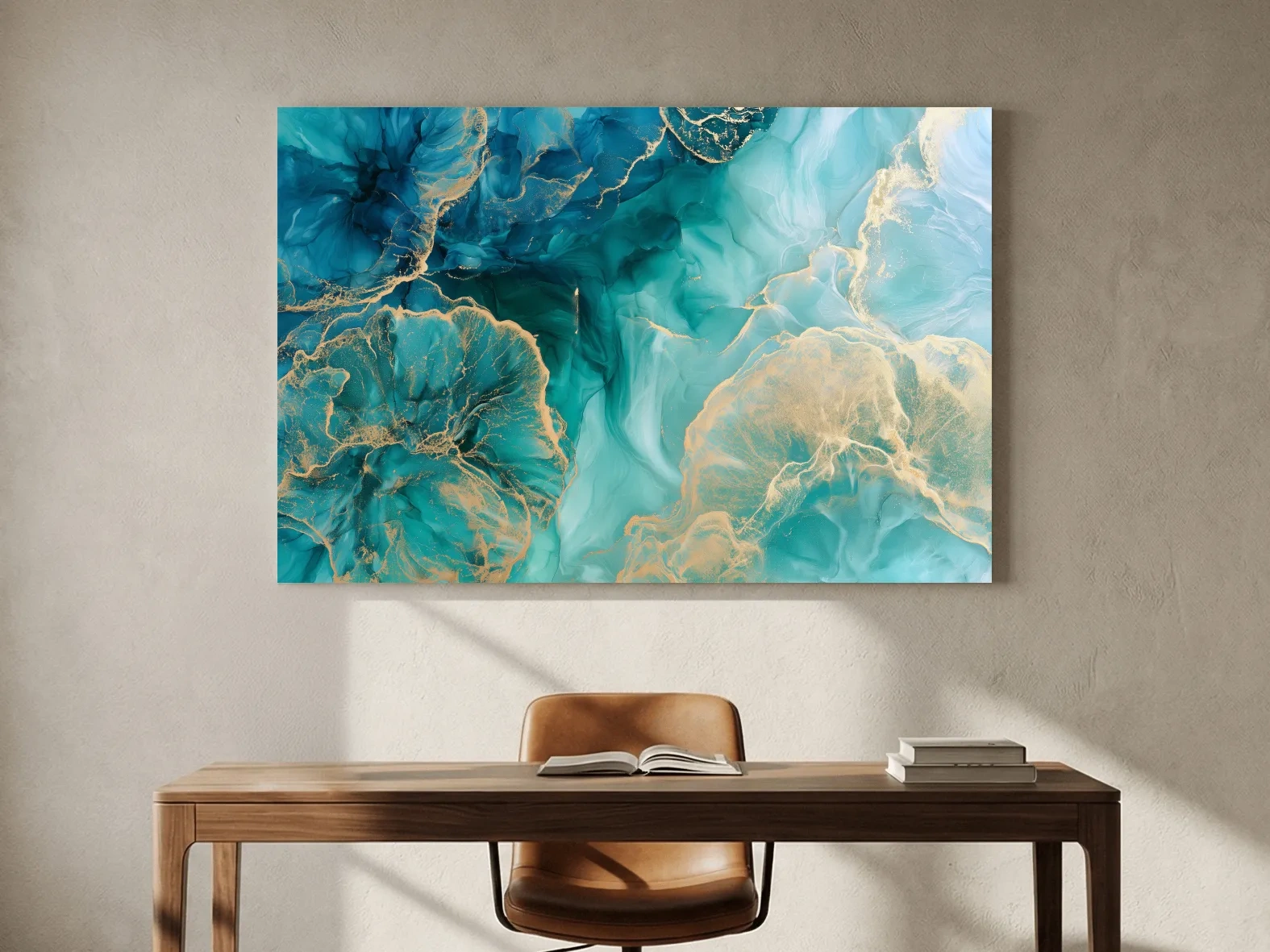 Abstract Alcohol Ink Coral Forms - Ocean Inspired Wall Art