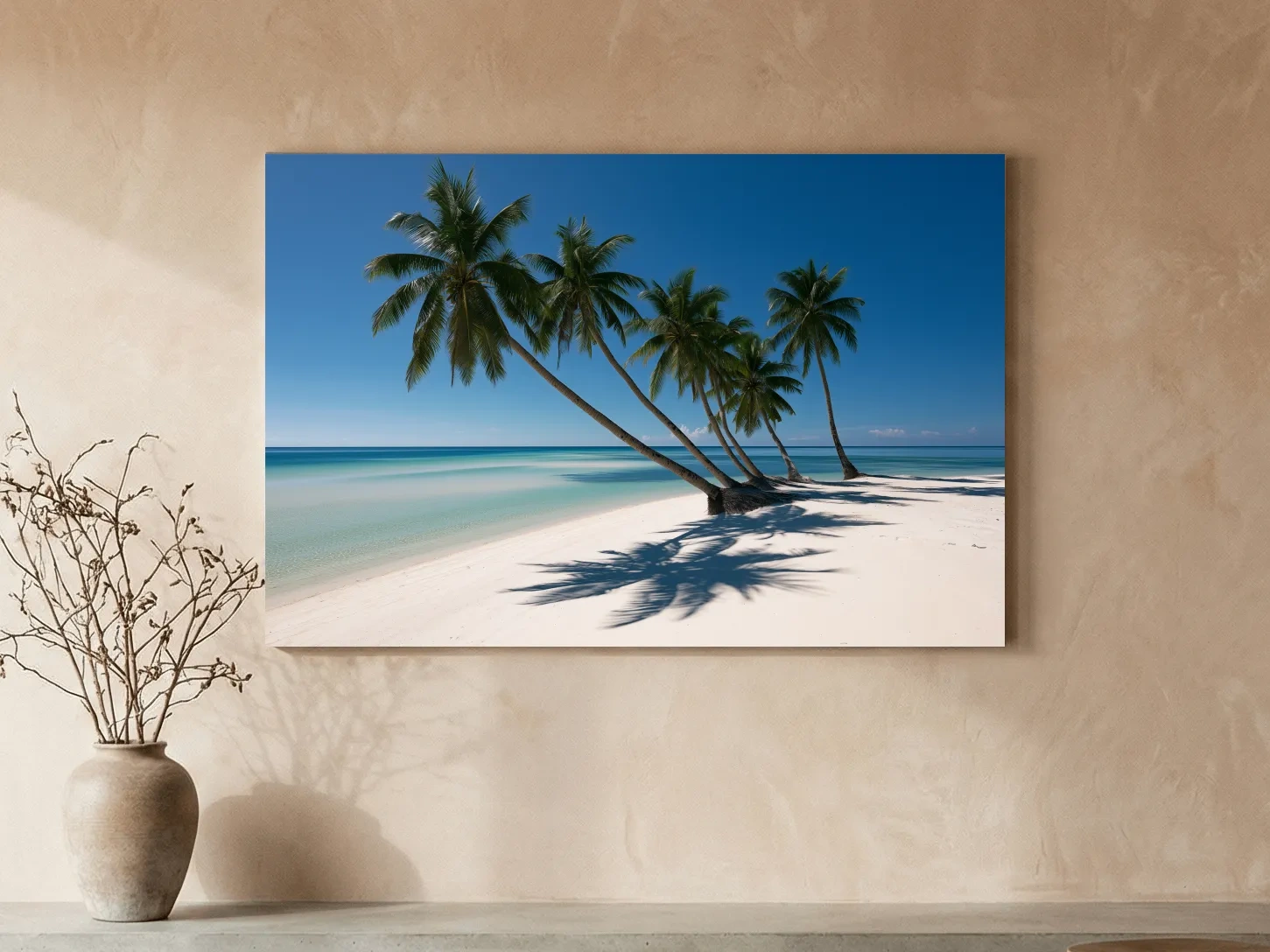 Tropical Palm Beach Paradise - Photographic Coastal Wall Art