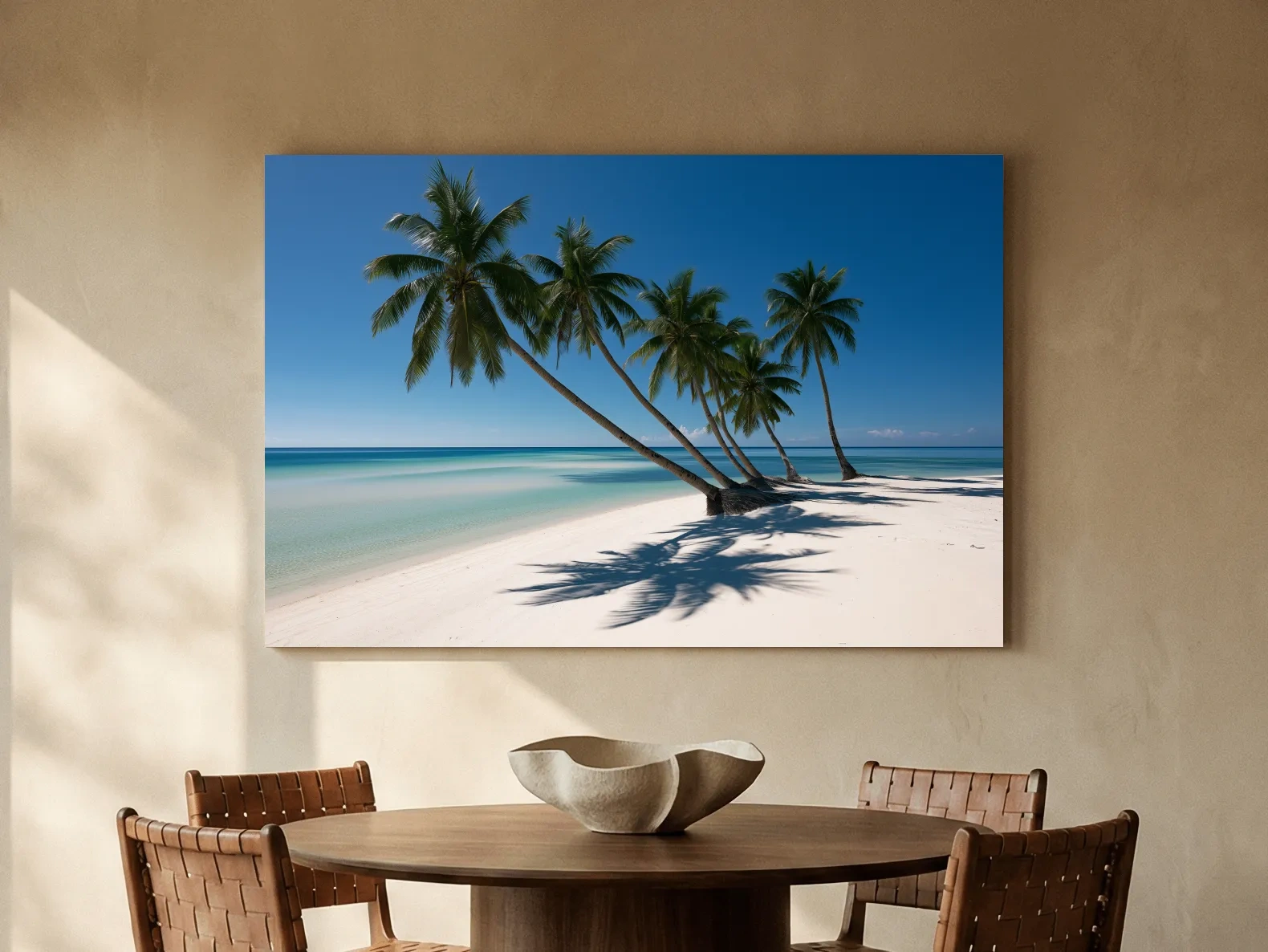 Tropical Palm Beach Paradise - Photographic Coastal Wall Art