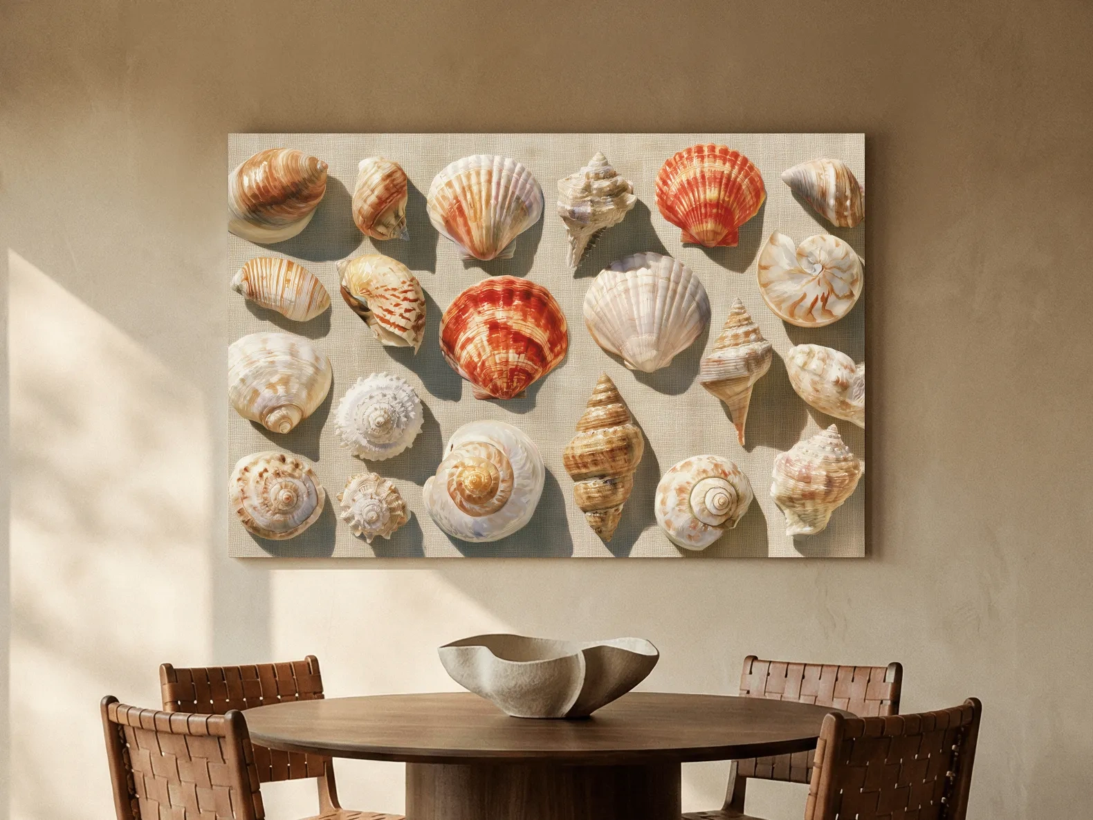 Vintage Seashell Collection  - Coastal Wall Art