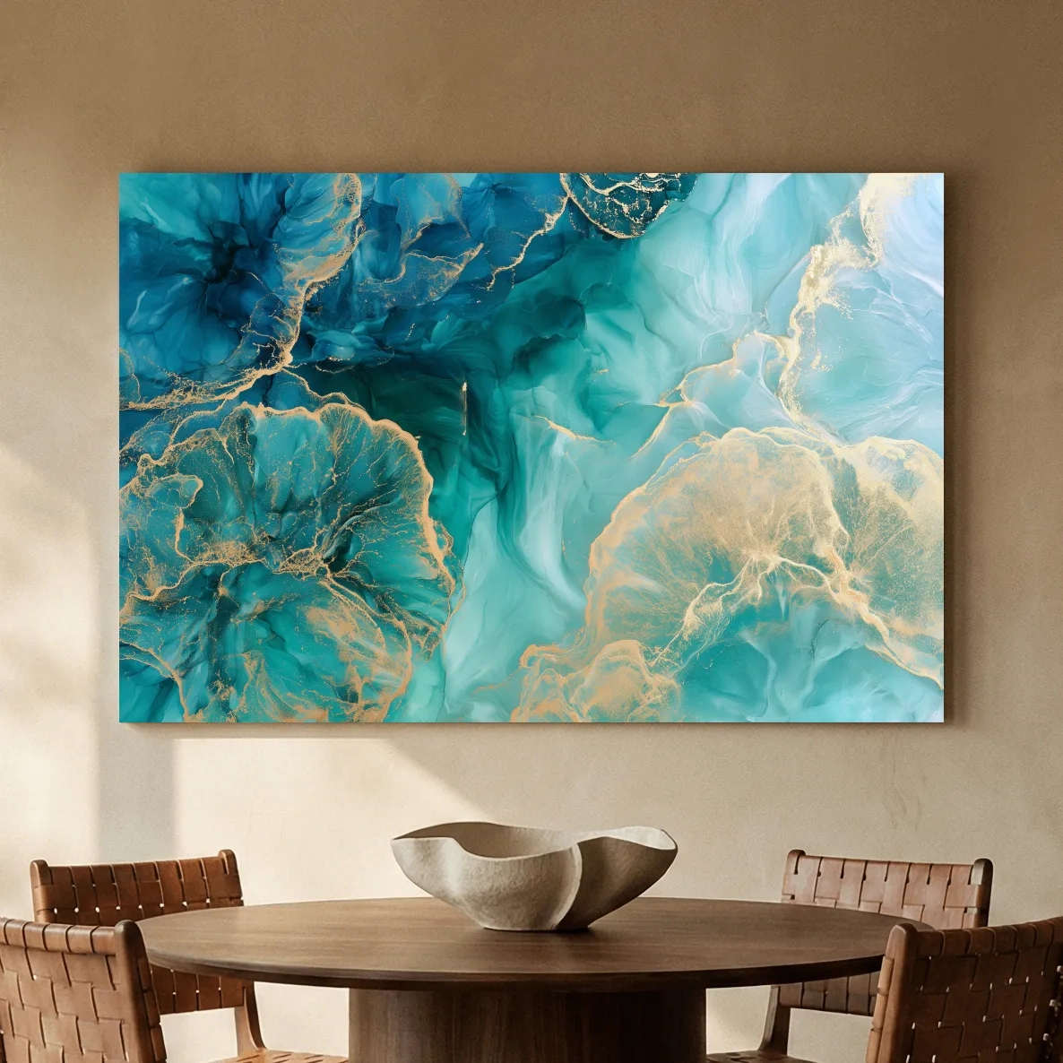 Abstract Alcohol Ink Coral Forms - Ocean Inspired Wall Art