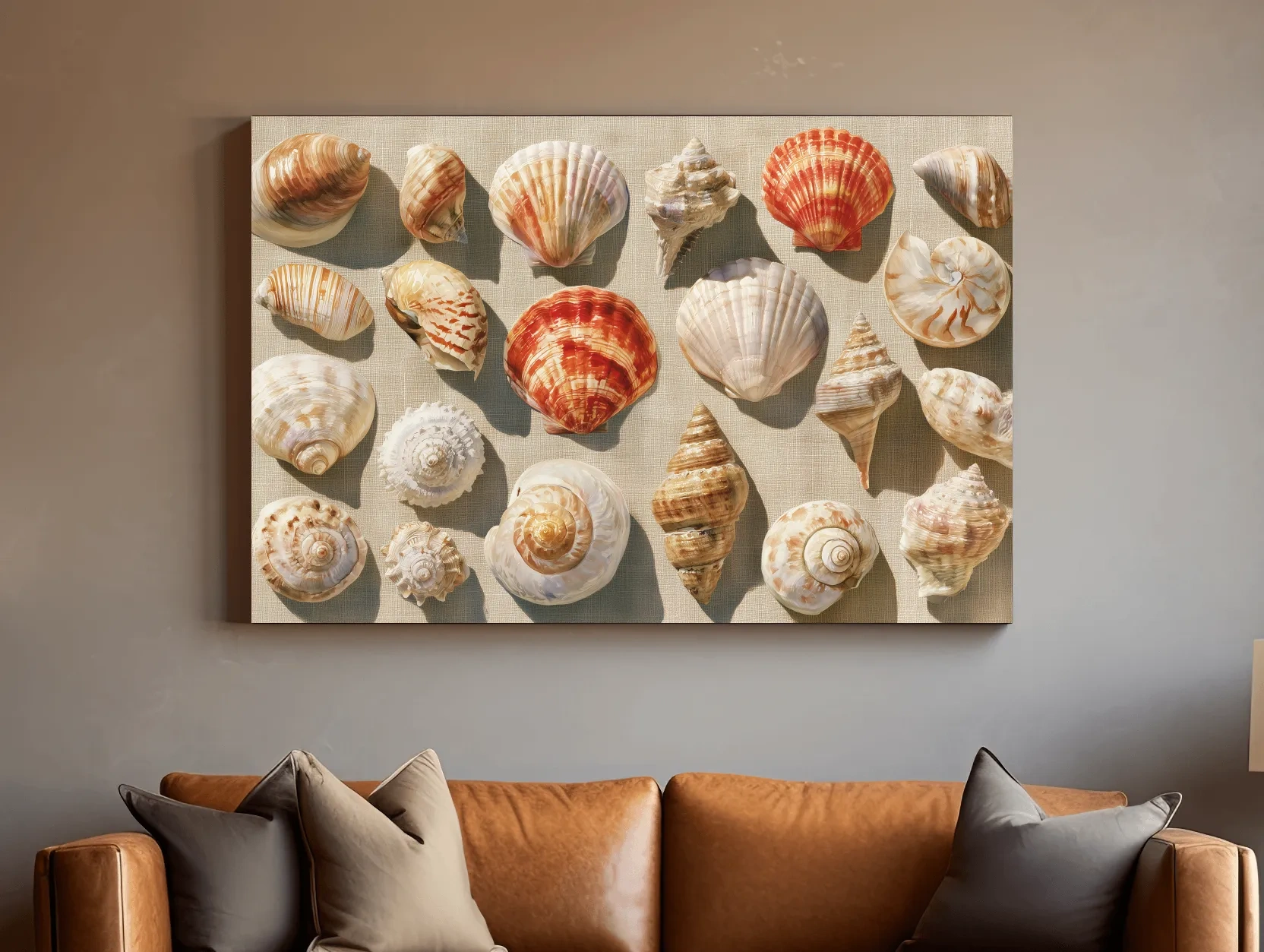 Vintage Seashell Collection  - Coastal Wall Art