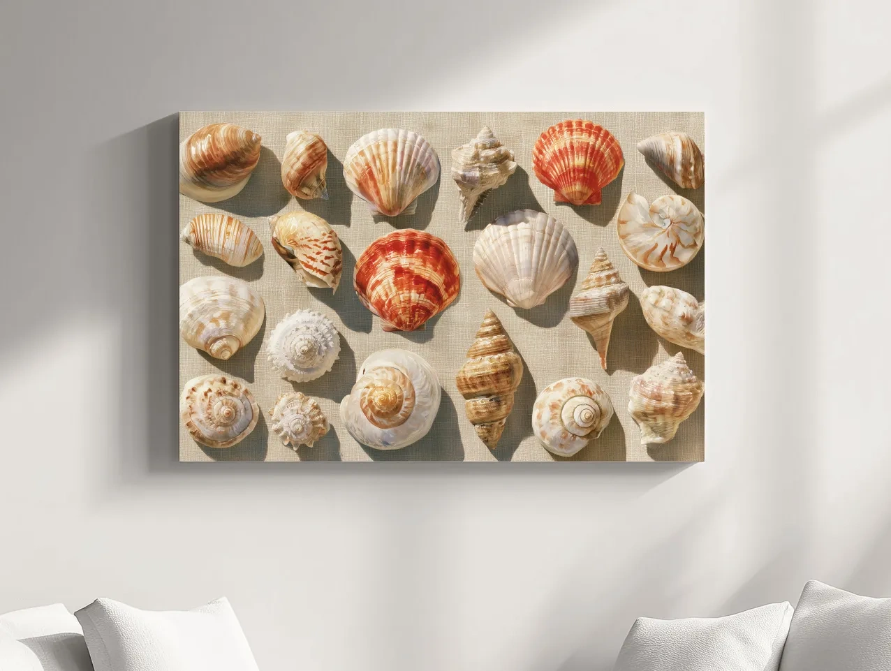 Vintage Seashell Collection  - Coastal Wall Art