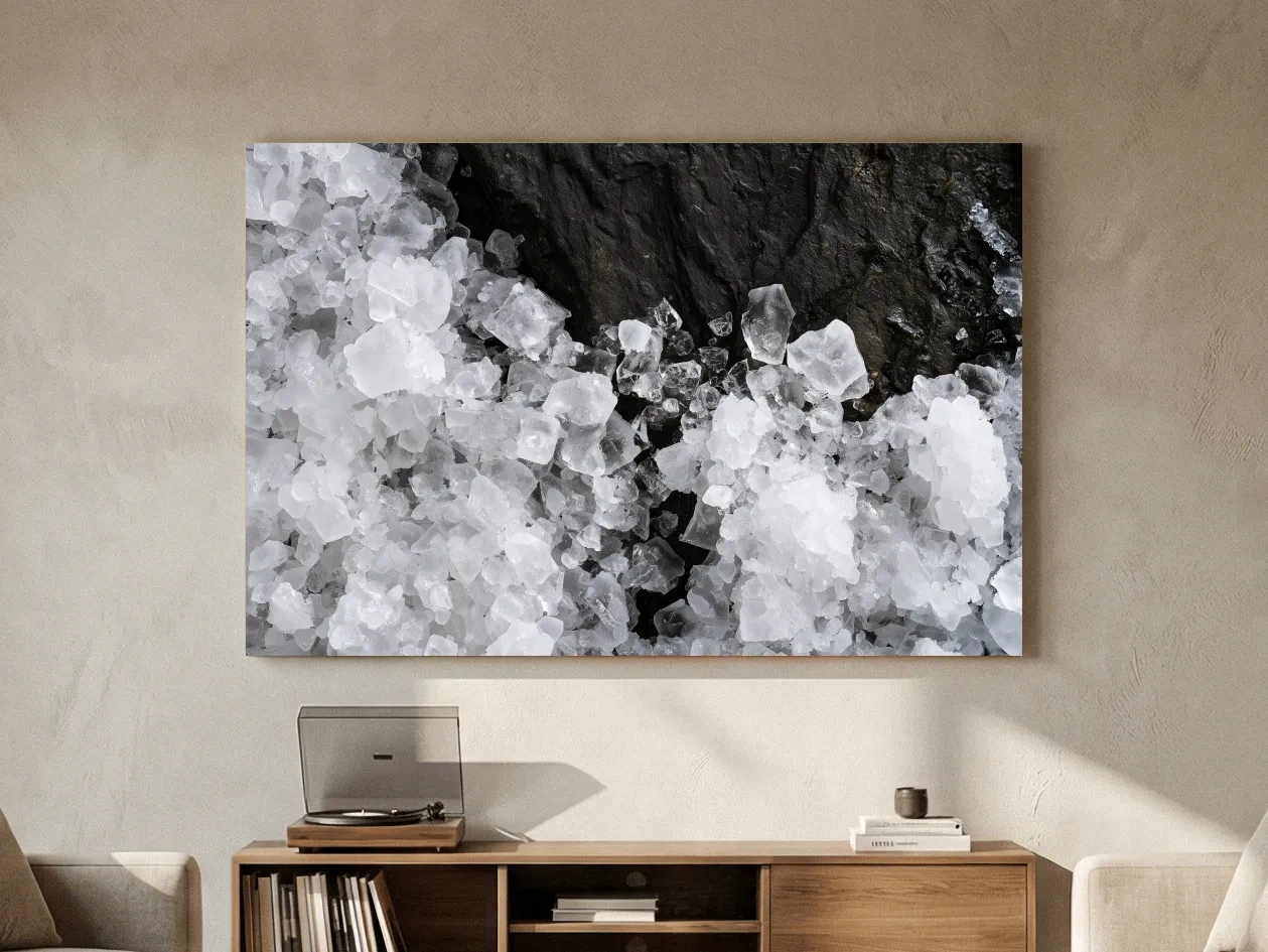 Sea Salt Crystal Macro - Natural Photographic Wall Art