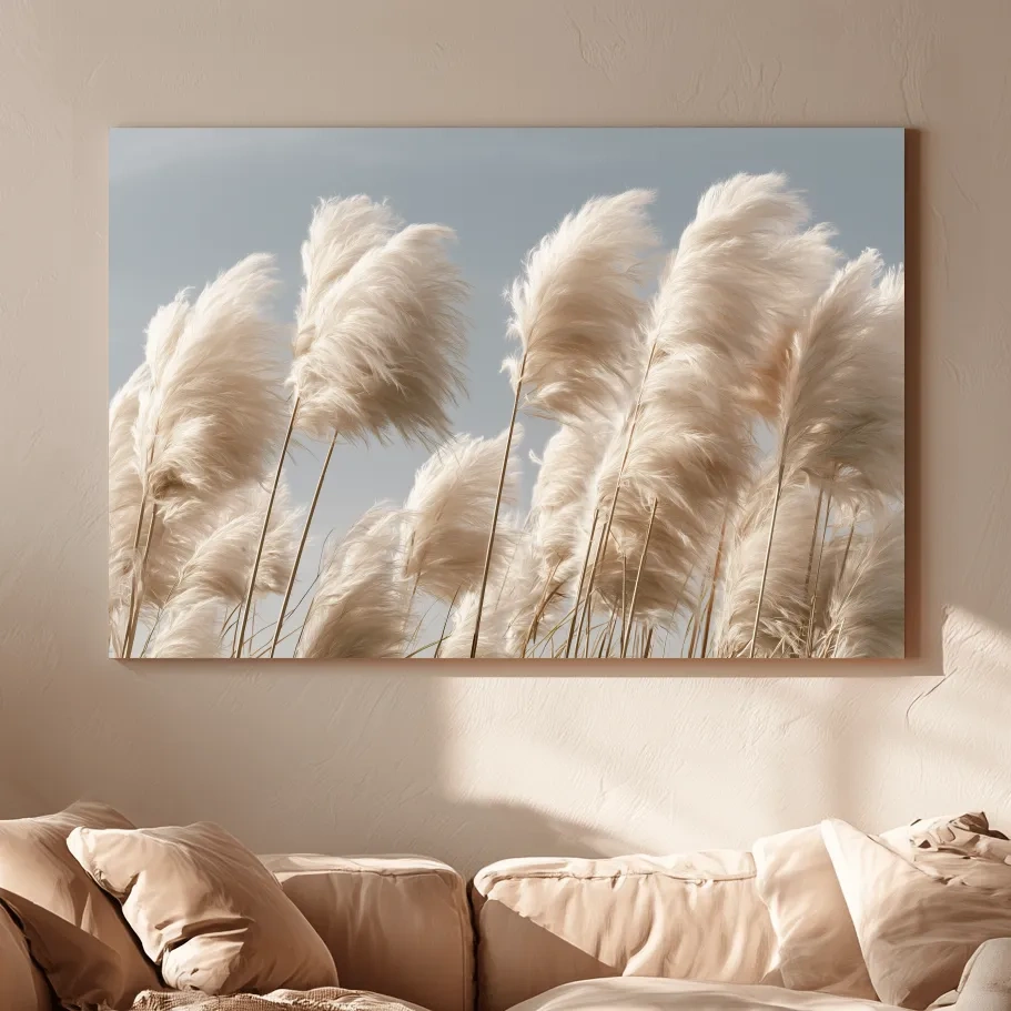 Boho Pampas Grass - Photographic Botanical Wall Art