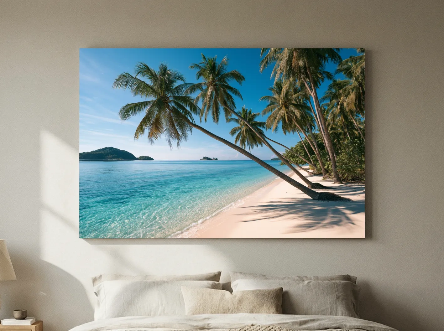 Tropical Palm Beach Paradise - Photographic Coastal Wall Art