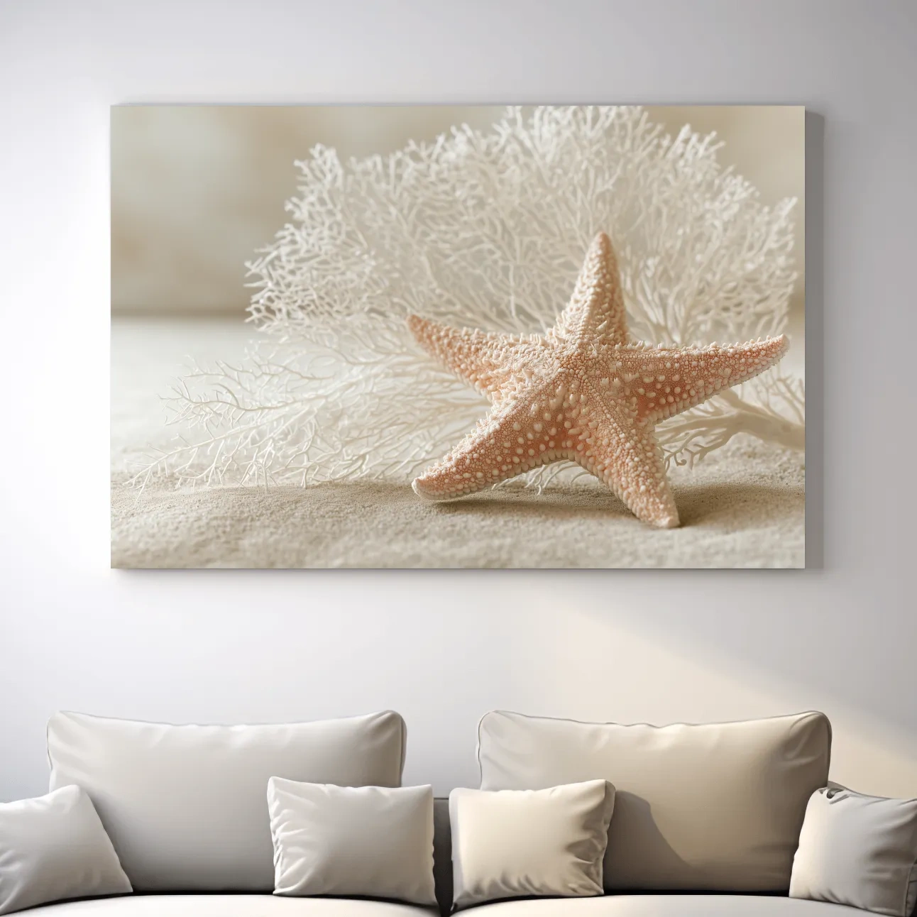 Minimalist Starfish Still Life - Photographic Marine Life Wall Art