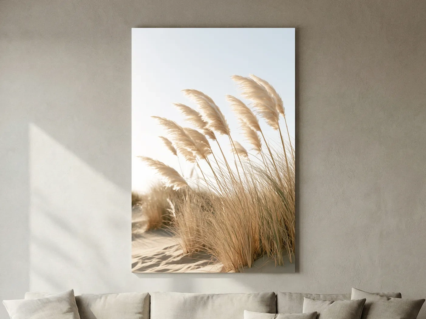 Boho Pampas Grass Dunes - Photographic Botanical Wall Art