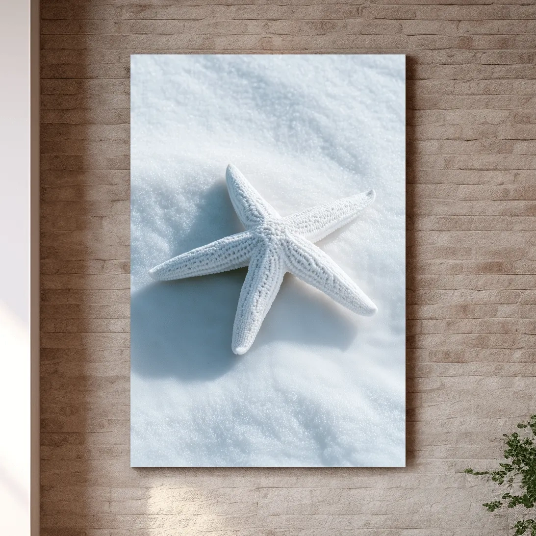 Minimalist Starfish Still Life - Hamptons Photographic Wall Art