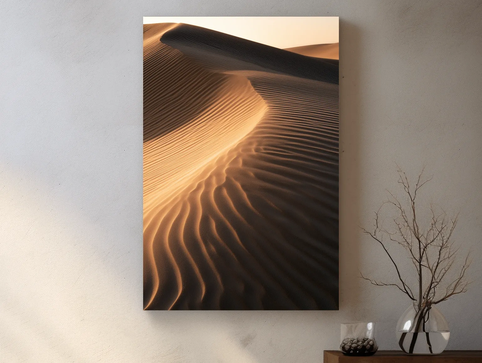 Windblown Sand Dunes - Abstract Photographic Landscape Wall Art