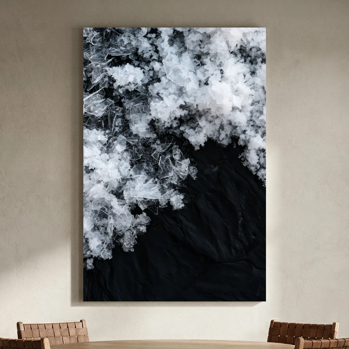 Sea Salt Crystal Macro Abstract - Natural Photographic Wall Art