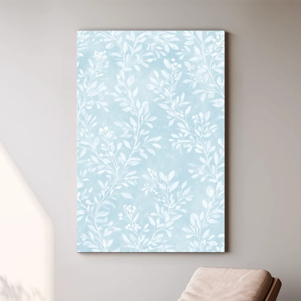 Minimalist Coastal Botanical Illustration - Hamptons Wall Art