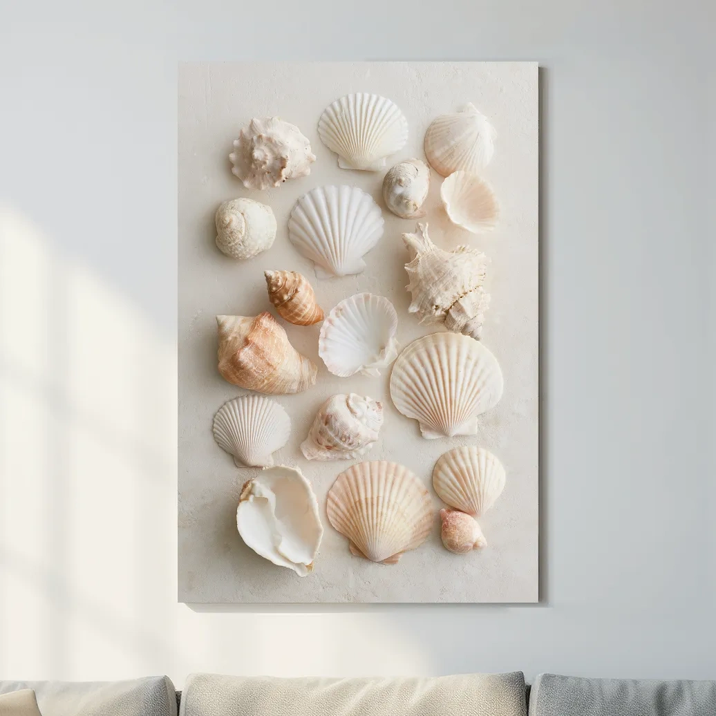 Hamptons Seashell Collection - Minimalist Photographic Coastal Wall Art
