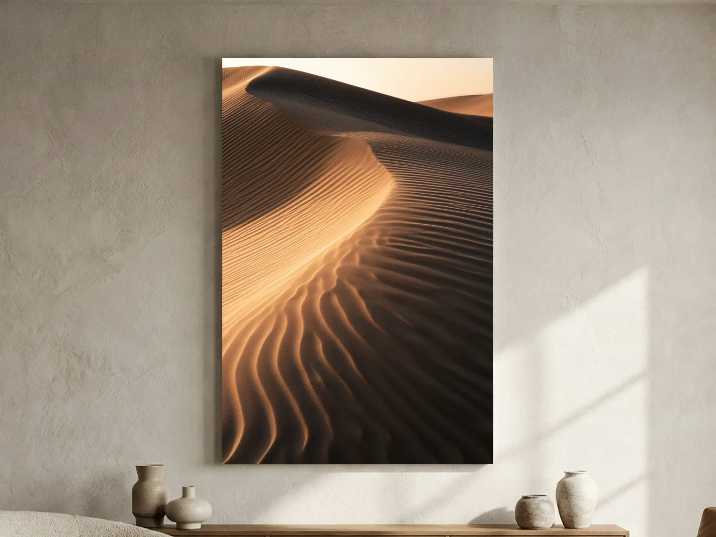 Windblown Sand Dunes - Abstract Photographic Landscape Wall Art