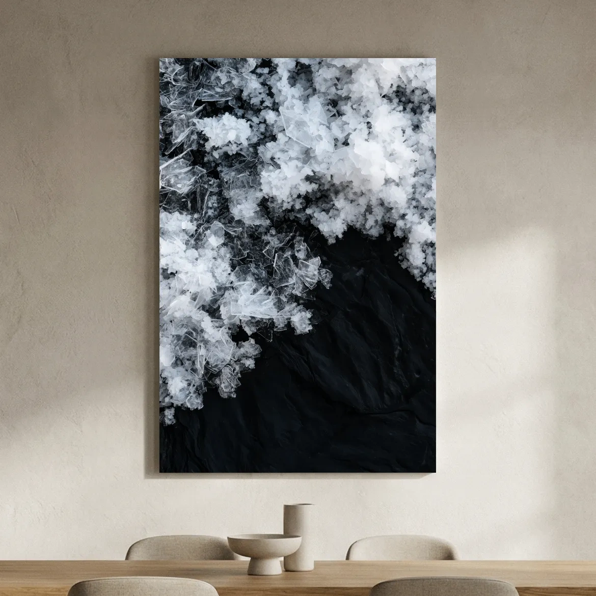 Sea Salt Crystal Macro Abstract - Natural Photographic Wall Art
