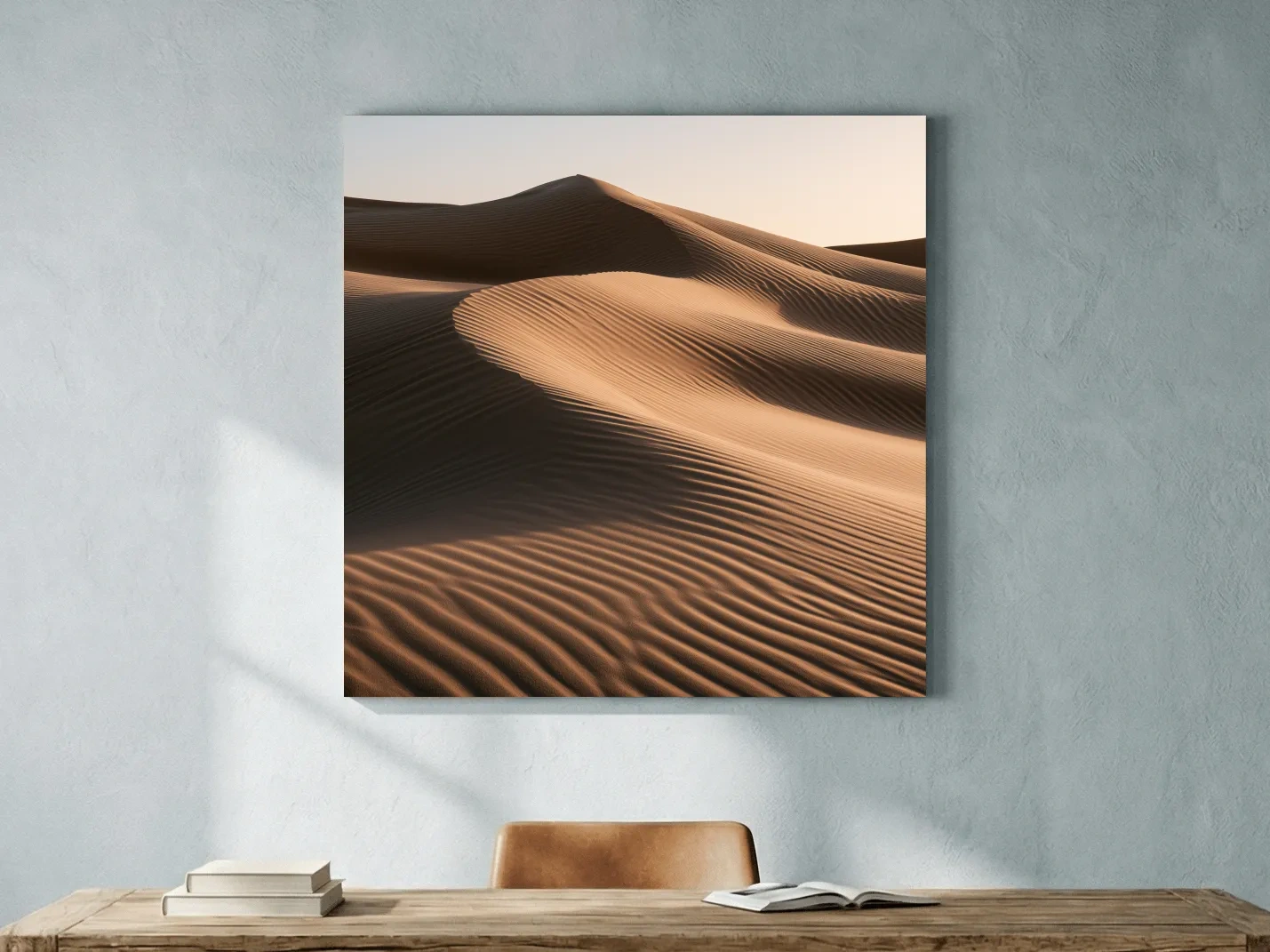 Windblown Sand Dunes - Minimalist Photographic Landscape Wall Art
