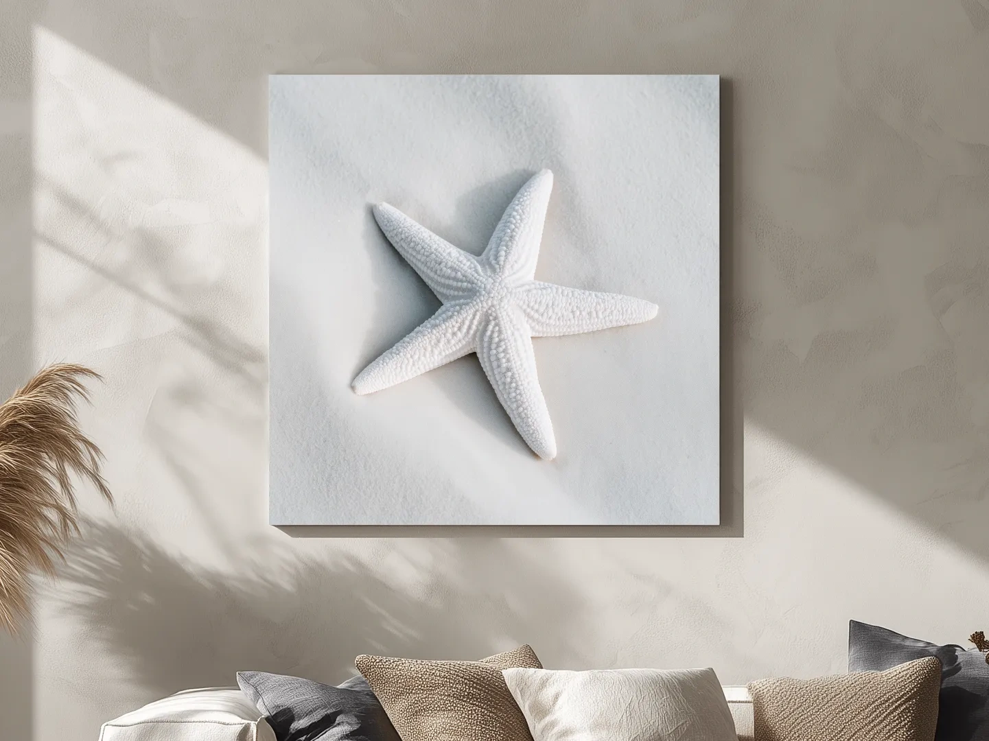 Minimalist Starfish Still Life - Hamptons Photographic Wall Art