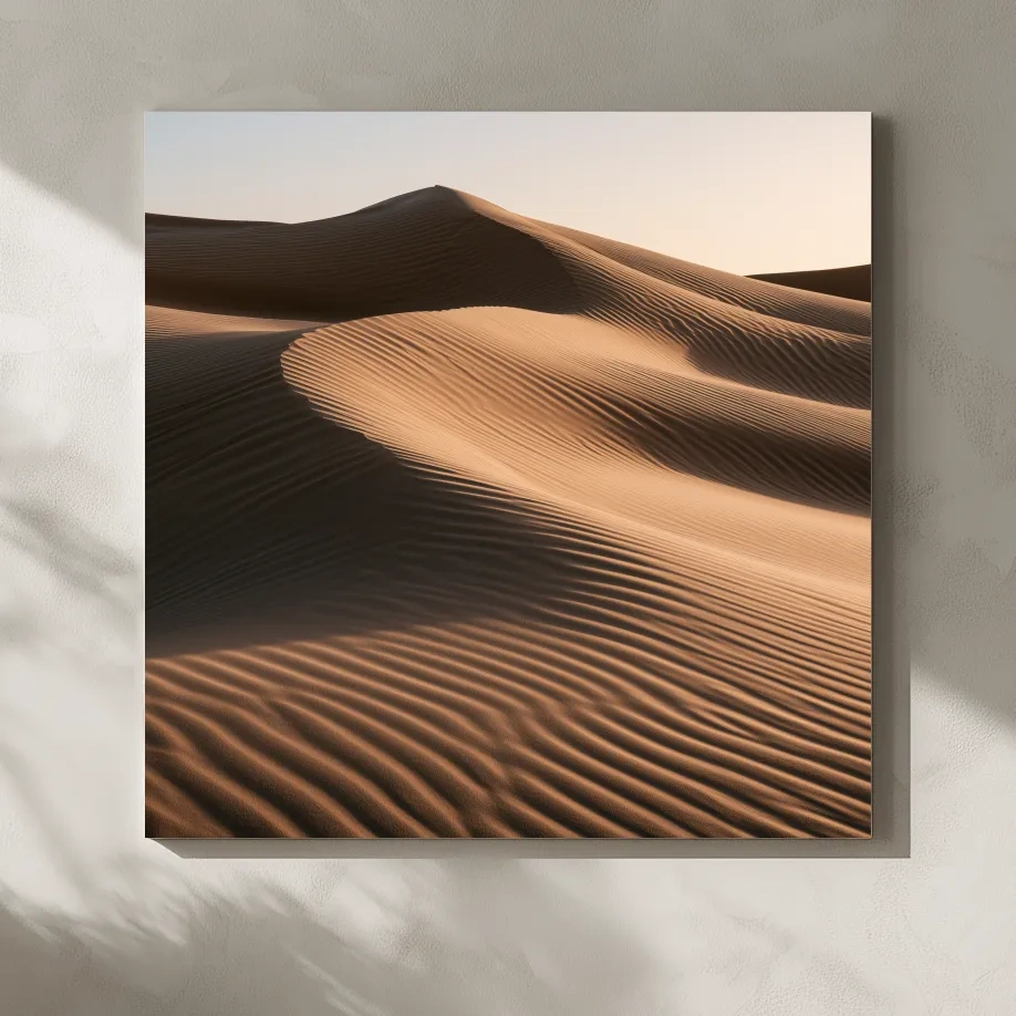 Windblown Sand Dunes - Minimalist Photographic Landscape Wall Art