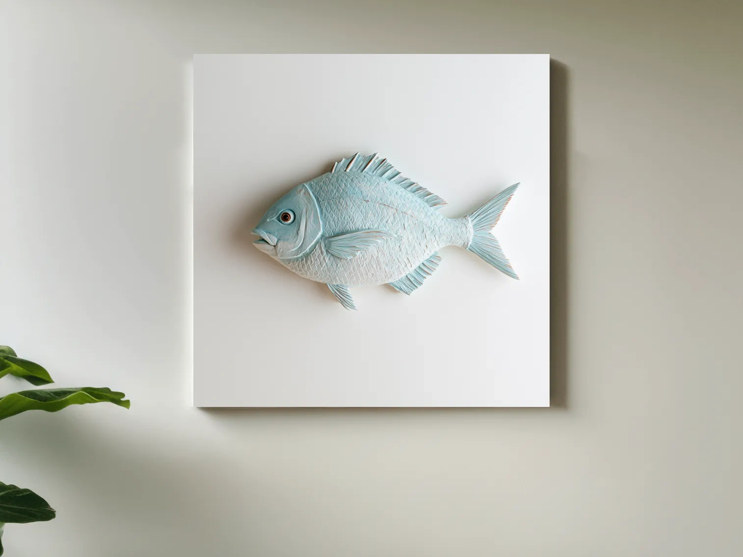 Minimalist Hamptons Coastal Fish - Photographic Marine Life Wall Art