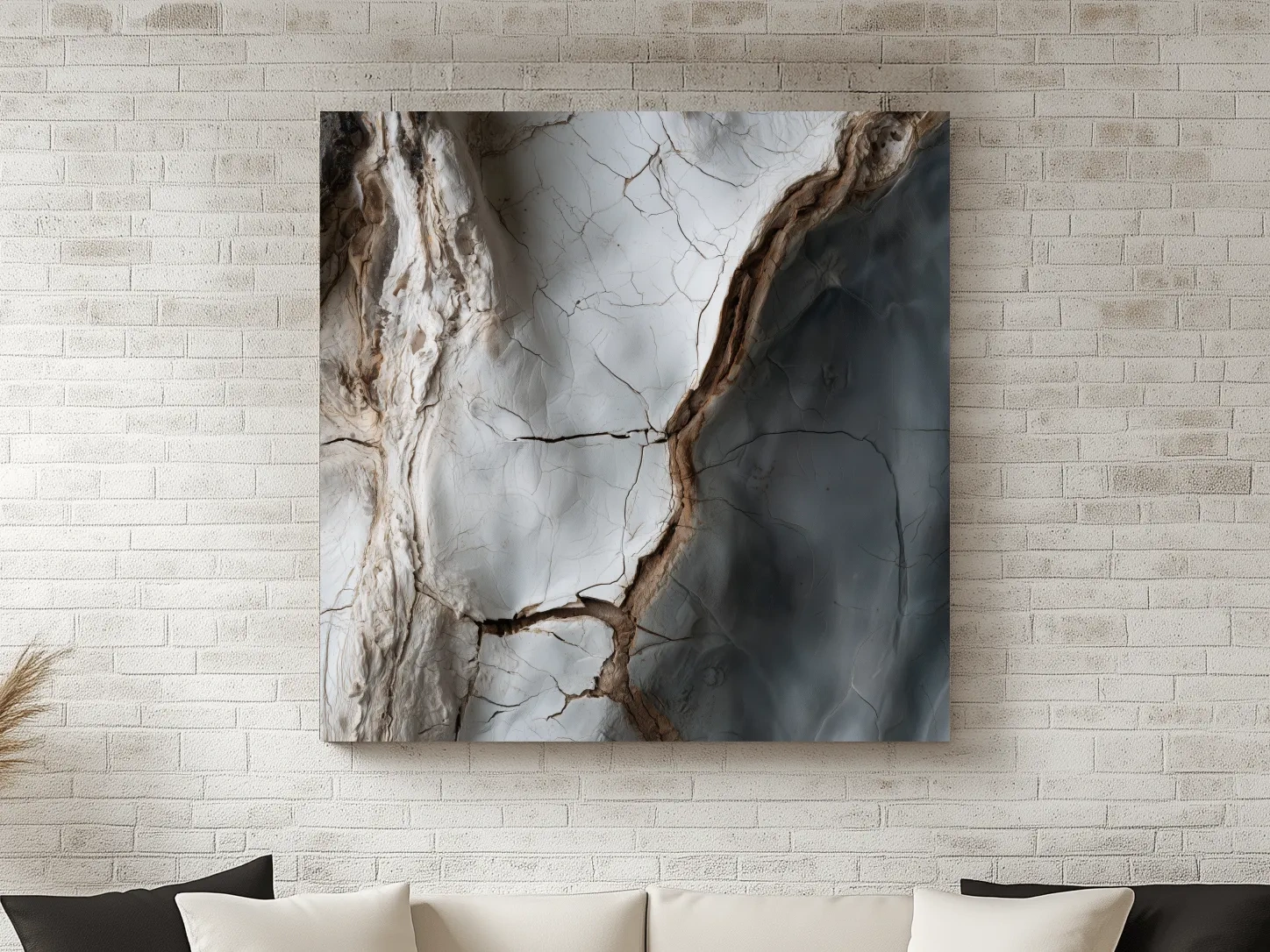 Fractured Shell Texture - Organic Coastal Abstract Wall Art