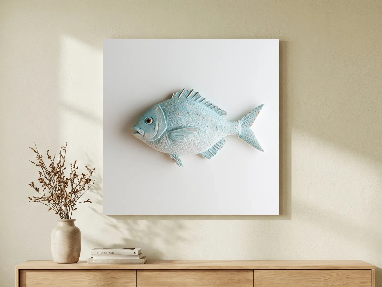 Minimalist Hamptons Coastal Fish - Photographic Marine Life Wall Art