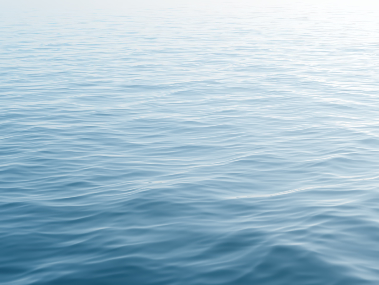 Serene Blue Ocean Horizon