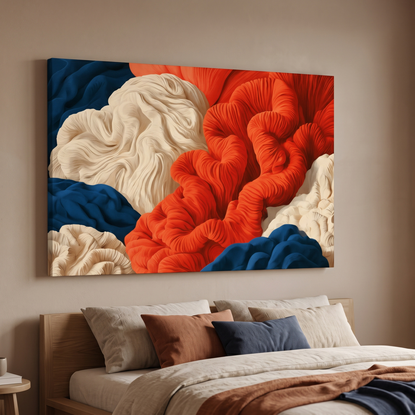 Mockup: Abstract Coral Reef Vector Illustration - Organic Marine Wall Art